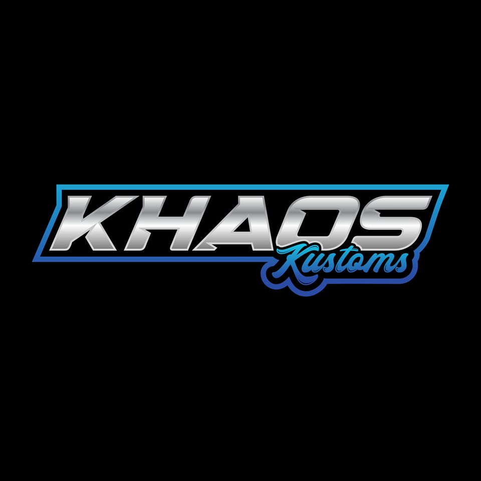 The logo of Khaos Kustoms in Redmond Oregon. The destination for Powder Coating, Dyno services, custom exhaust, fabrication and so much more in Central Oregon. Serving Bend Oregon, Redmond Oregon, Madras Oregon, Sisters Oregon, LaPine Oregon and more